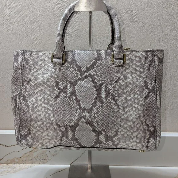 MICHAEL Michael Kors python embossed tote. EUC! - Picture 7 of 7